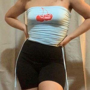 OMIGHTY CHERRY TUBE TOP